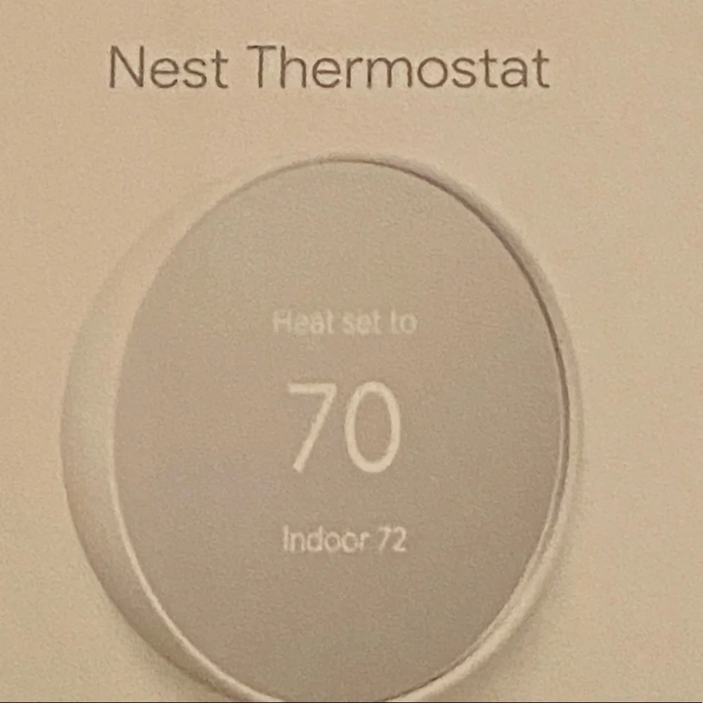 Google Nest Smart Thermostat in Snow NIB - Easy Install - Google Home - New